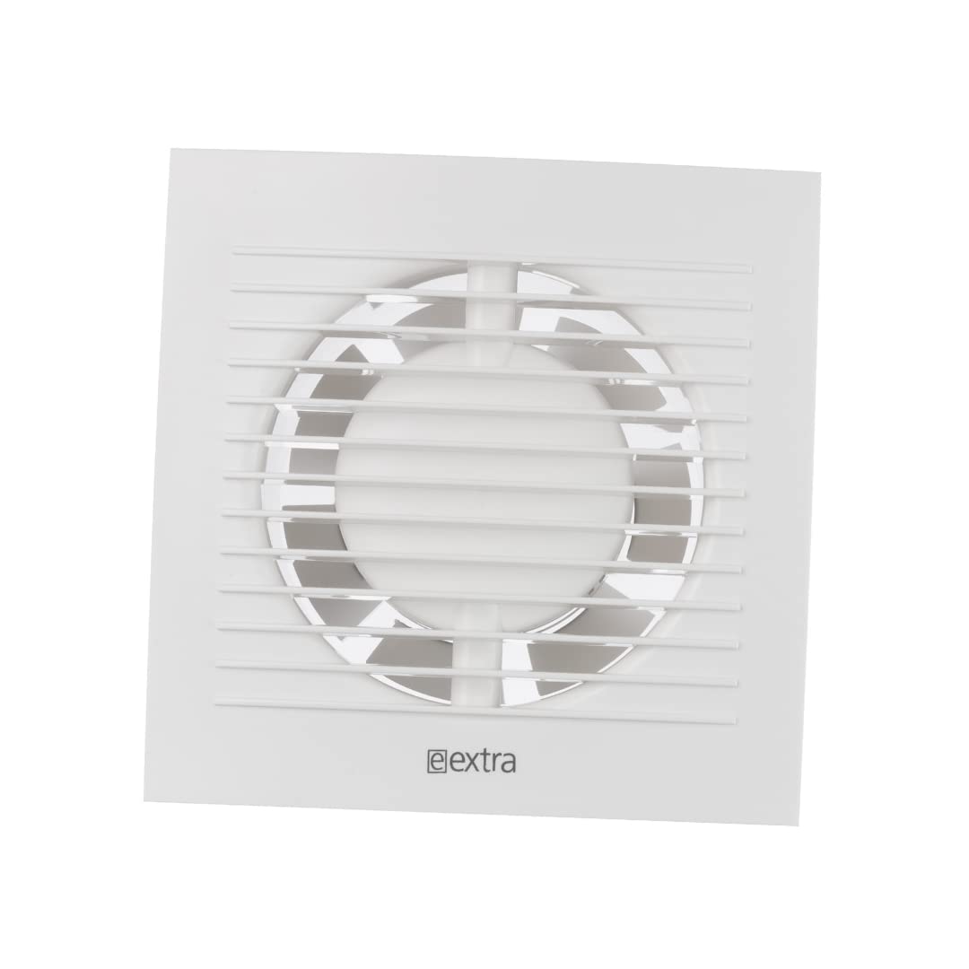 EUROPLAST Badlüfter Ø 125 mm mit Feuchtigkeitssensor und Timer - Weiss Ø 125mm Weiss, Ø 125mm Weiss
