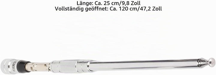 Annadue 118 136 MHz Luftfahrt Frequenzbandantenne SMA Buchse Geeignet für SHX 8800 SHX 8600