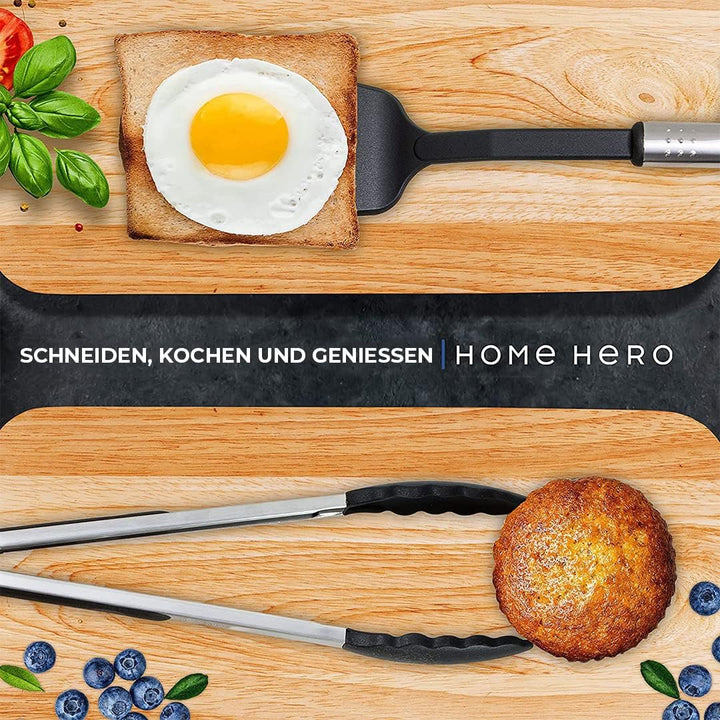 Küchenutensilien Set Kochset - Antihaft Hitzebeständiger Küchenhelfer Set - Pfannenwender Kochlöffel