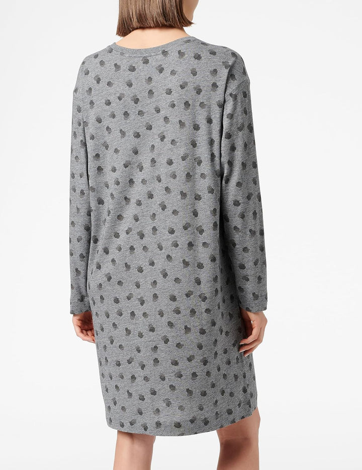 Triumph Damen Endless Comfort NDK LSL Night Shirt 36 Dark Grey Melange, 36 Dark Grey Melange