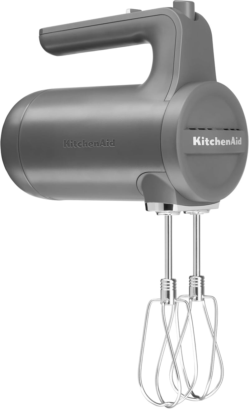 KitchenAid 5KHMB732EDG Anthrazitgrau elektrischer Handrührer kabellos 7 Geschwindigkeiten