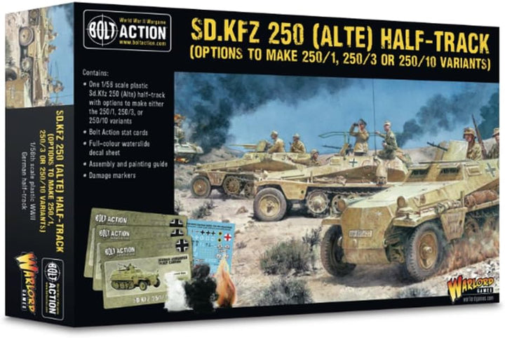Warlord Games Sd.Kfz 250 (Alte) Halbspur (Optionen für 250/1, 250/3 oder 250/10 Varianten) – 1:56/28