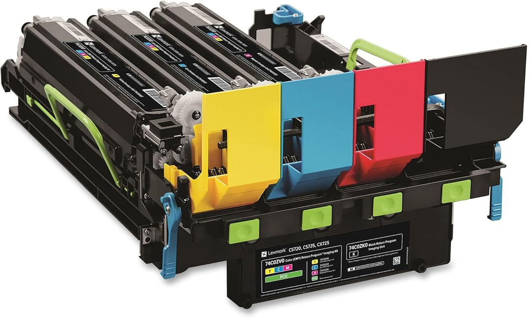 Lexmark 74C0ZV0 Original Toner Pack of 1, Schwarz / Cyan / Magenta / Gelb