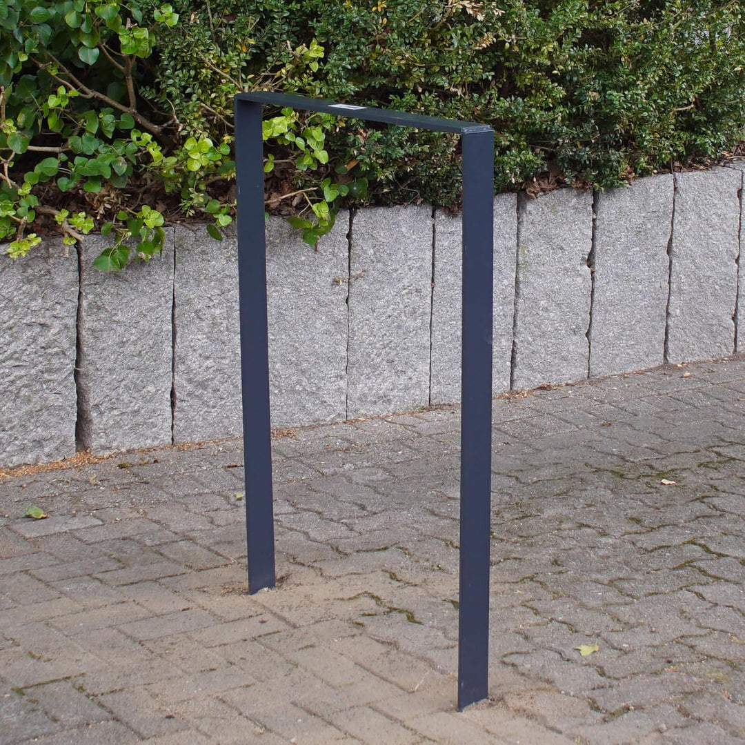 Fahrrad Anlehnbügel zum Einbetonieren aus Flachstahl Fahrradständer Anlehnständer