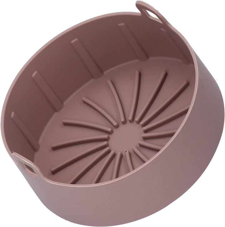 Heissluftfritteuse Silikon Topf, 16 cm ‑20℃‑220℃ Runder Wiederverwendbarer Elektrischer Fritteusenko