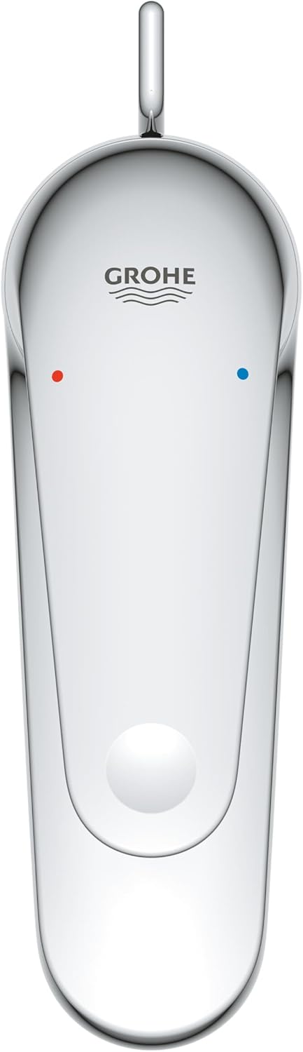 GROHE Swift - Waschtischarmatur (wassersparend, ~16cm hoch, inkl. Montagewerkzeug, Zugstange), chrom