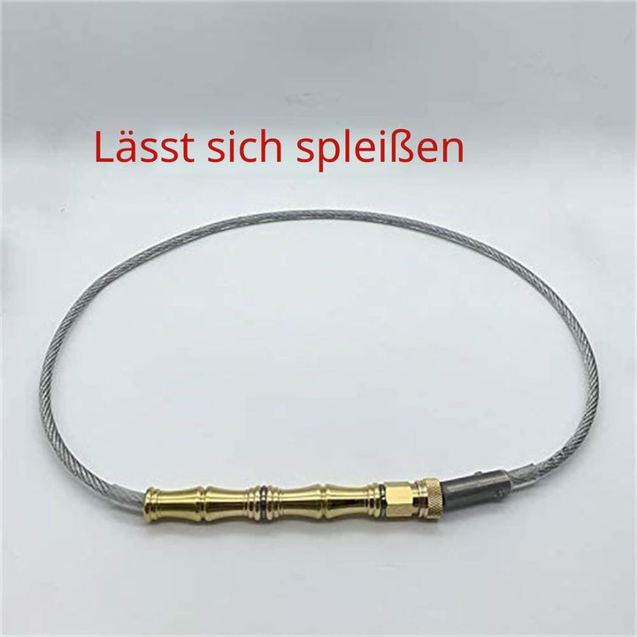 AVIERE Auto Tactical Whip Emergency Tool Tragbares Self Defense Anti Skid Glass Breaker Wire Whip