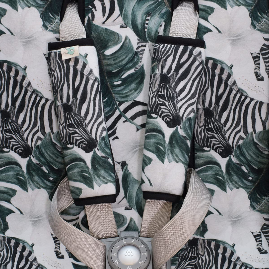 JYOKO KIDS Sitzauflage Universal für Kinderwagen + Gurtpolster Hergestellt aus Baumwollstoff + Schau