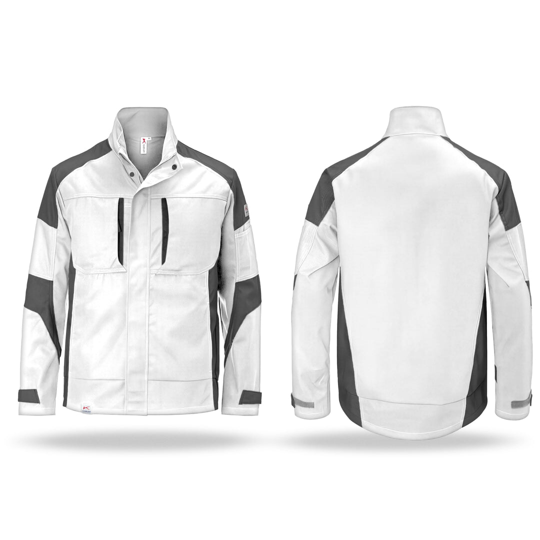 KÜBLER Workwear KÜBLER ACTIVIQ Arbeitsjacke weiss/anthrazit weiss/anthrazit 4XL, weiss/anthrazit 4XL
