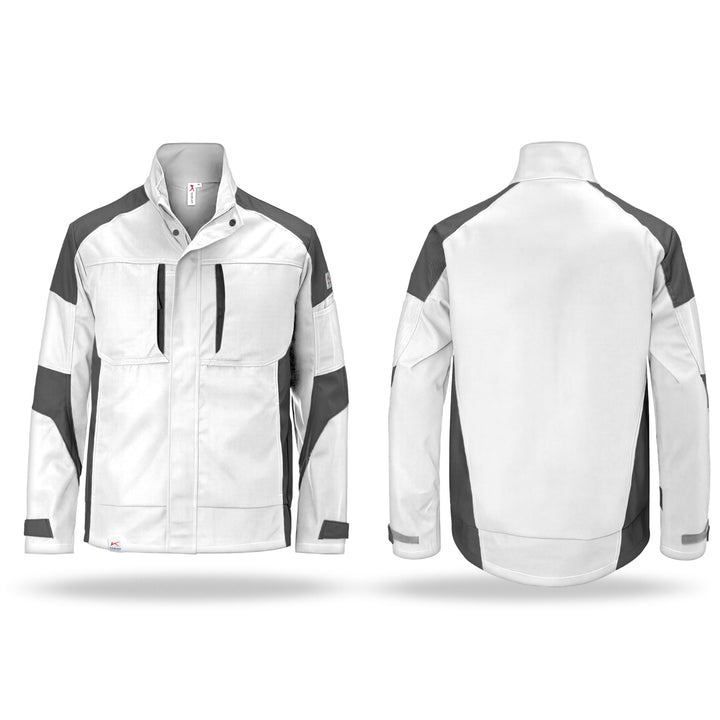 KÜBLER Workwear KÜBLER ACTIVIQ Arbeitsjacke weiss/anthrazit weiss/anthrazit 4XL, weiss/anthrazit 4XL