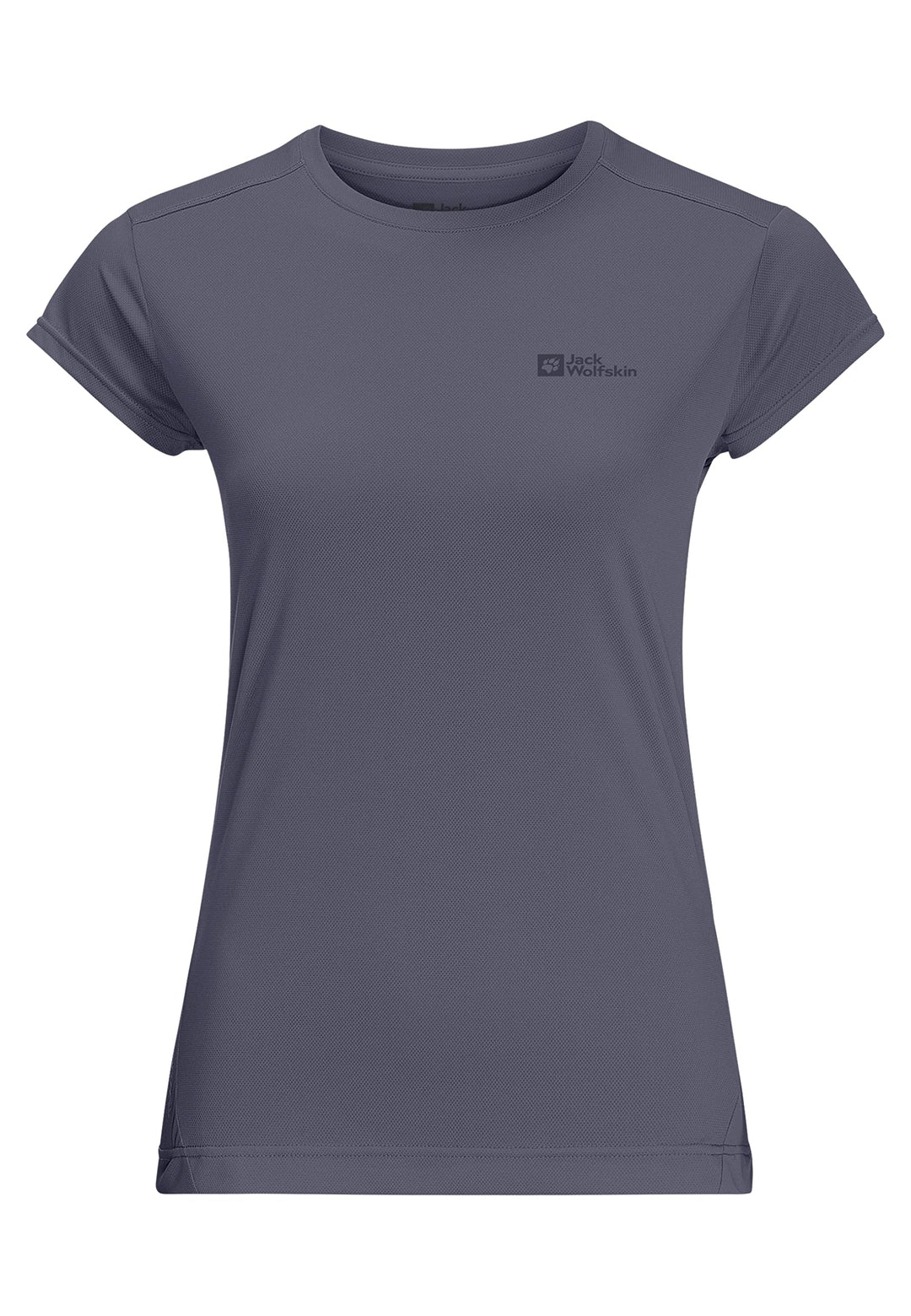 Jack Wolfskin Damen Prelight S/S W T-Shirt, M Dolphin