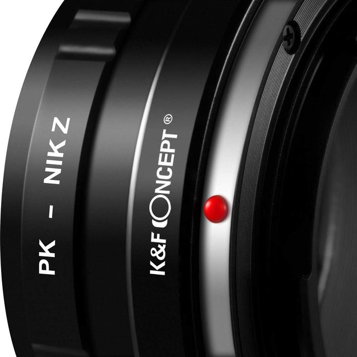 K&amp;F Concept PK-NIK Z Bajonettadapter Objektiv Ring für Pentax K PK Objektiv auf Nikon Z 7 und Nikon