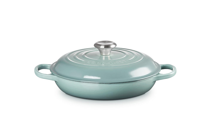 Le Creuset Signature Gourmet-Profitopf aus Gusseisen, 26 cm, 2,2 Liter, Sea Salt