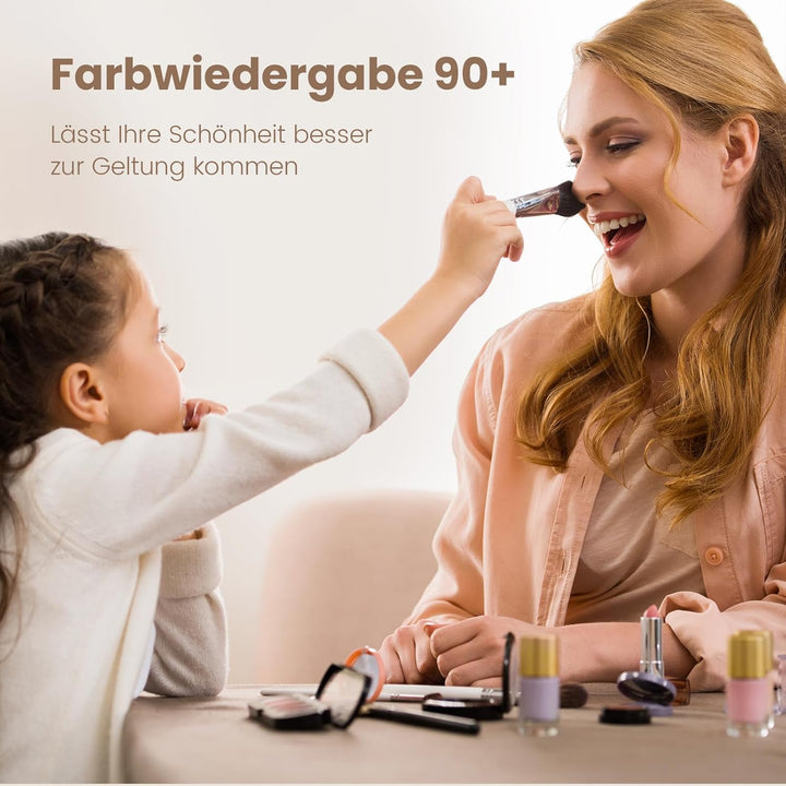 EMKE LED Badspiegel 80x60cm Badezimmerspiegel mit Beleuchtung Lichtspiegel Wandspiegel mit Touchscha