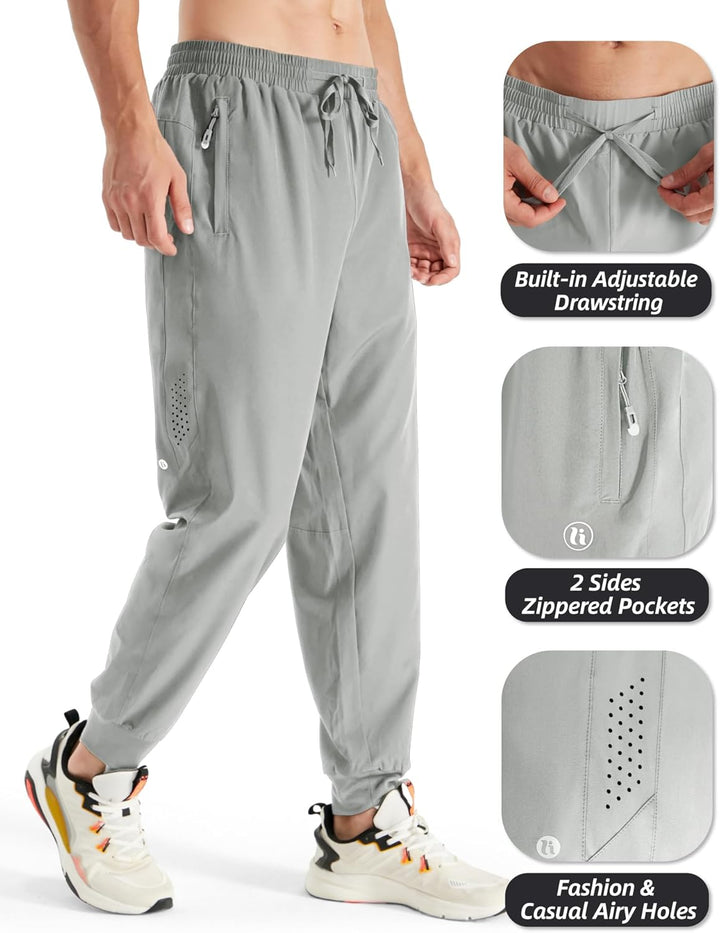 HIFEOS Jogginghose Herren Trainingshose Herren Sporthose Herren Lang mit Reissverschlusstasche Schne