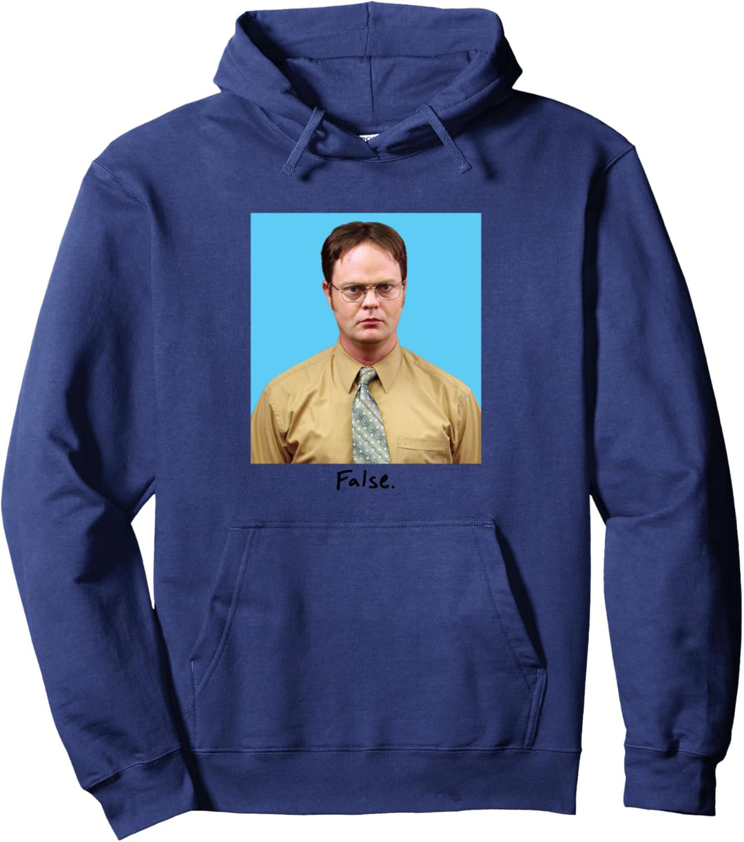 The Office Dwight Falscher Farbblock Vollfarbe Pullover Hoodie