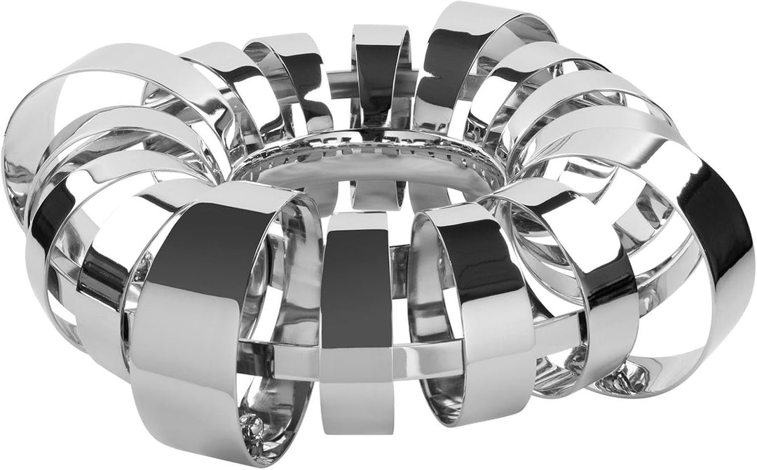Fink ANELLO Stumpenkerzenleuchter, 4-flammig Aluminium, vernickelt, Eisen silberfarben Grösse: Höhe:
