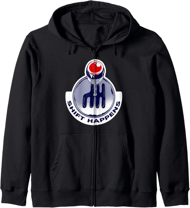 Shift Happens Lustiges Zitat Street Racing-Lovers Race Car Kapuzenjacke