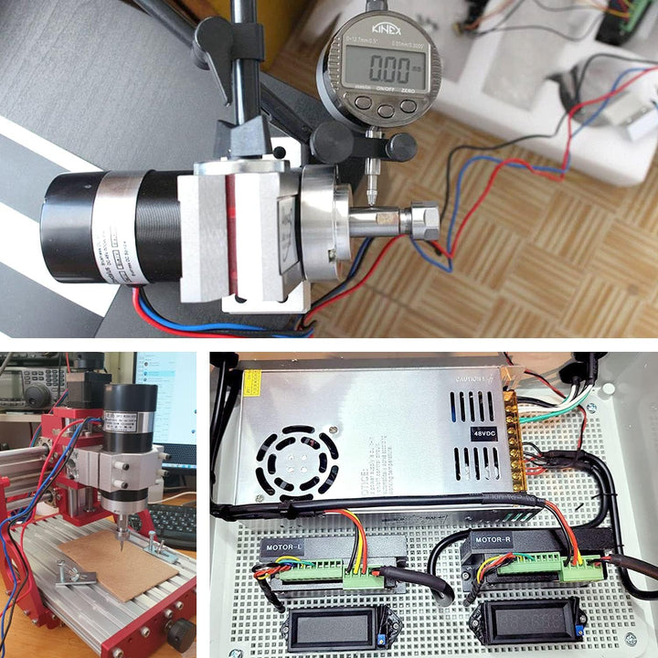 Daedalus CNC Bürstenloser Spindelmotor Kit, 400w, ER16, 48V DC, 12000RPM ER16 400w Er16 Kit, ER16 40