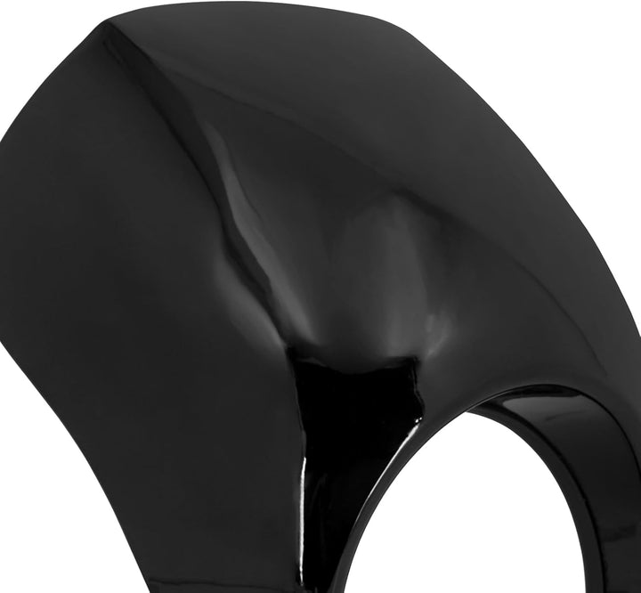 HDBUBALUS Scheinwerfer Verkleidung Maske Visier Abdeckung mit Halterung Fit für Harley Sportster Dyn