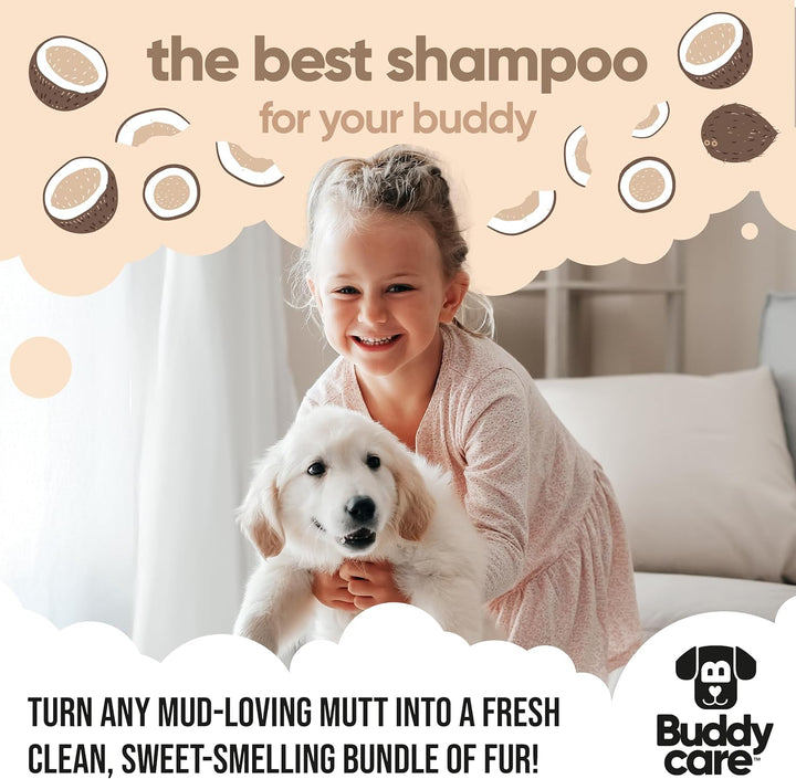 2in1 Shampoo & Conditioner von Buddycare - Praktisches Hundeshampoo und Conditioner in einem - Mit A