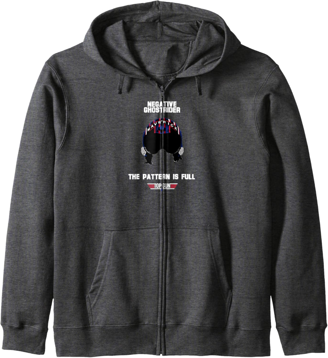 Top-Gun-Negativ-Ghostrider Kapuzenjacke