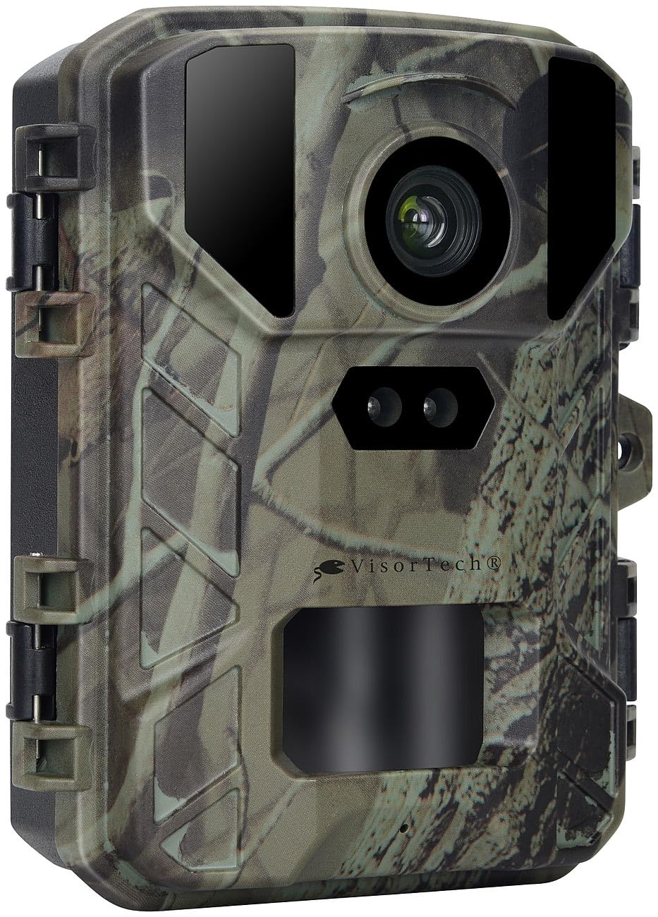 VisorTech Wildkameras: Wildkamera mit 50 MP, interpolierter 4K-Auflösung und No-Glow-IRs (Überwachun