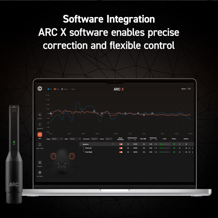 IK Multimedia ARC Studio. Standalone advanced room correction system. Includes hardware processor un