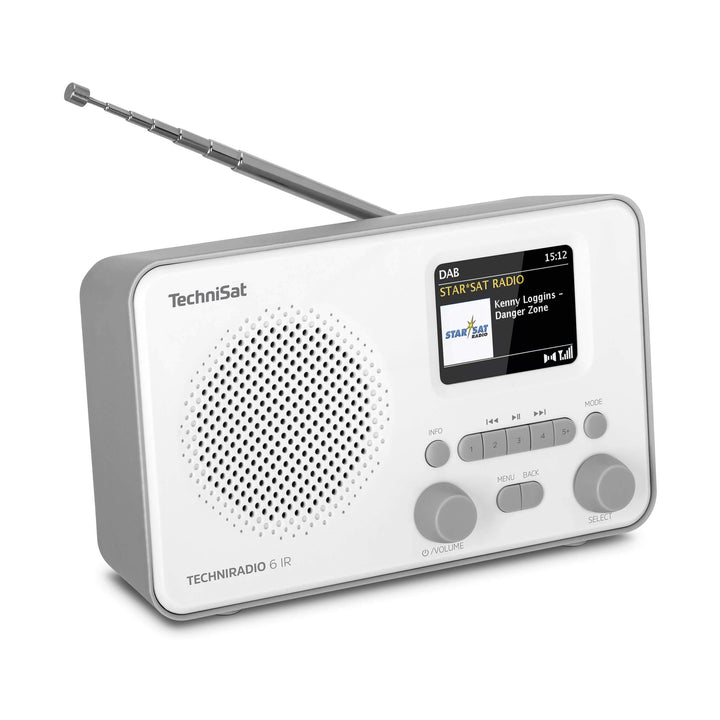 TechniSat TECHNIRADIO 6 IR – portables Internetradio (DAB+, UKW, WLAN, Bluetooth, Farbdisplay, Wecke