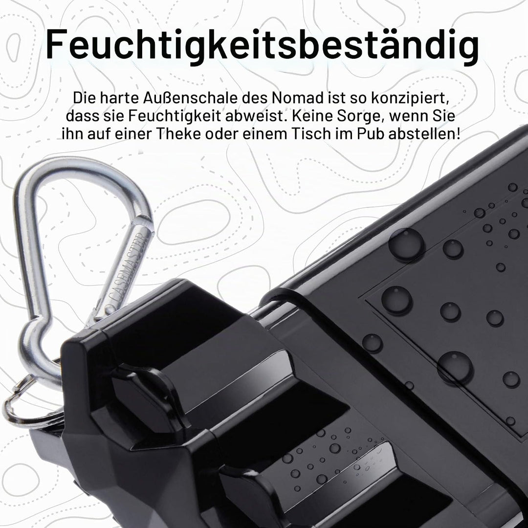 Casemaster Nomad Verstellbare Darttasche Schwarz, Schwarz