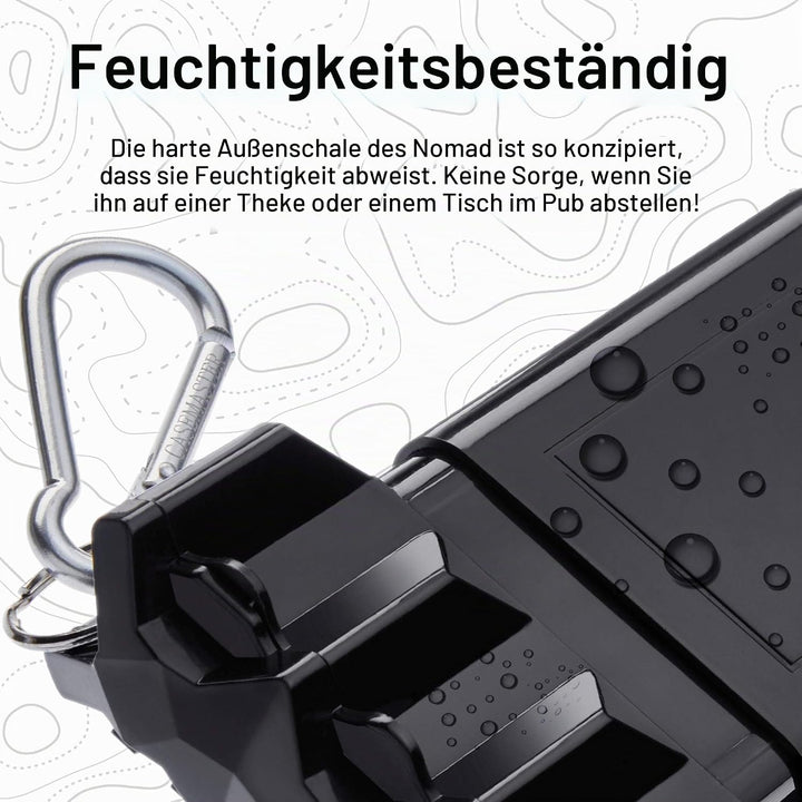 Casemaster Nomad Verstellbare Darttasche Schwarz, Schwarz