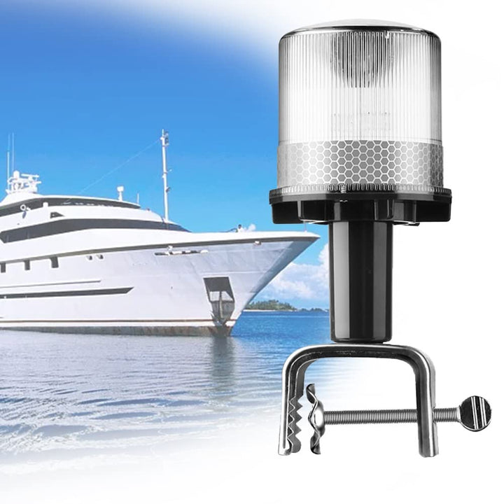 Solare Signalleuchten, LED Boot Navigationslichter mit Solarlichtquelle, IP65 Wasserdichtes Design f