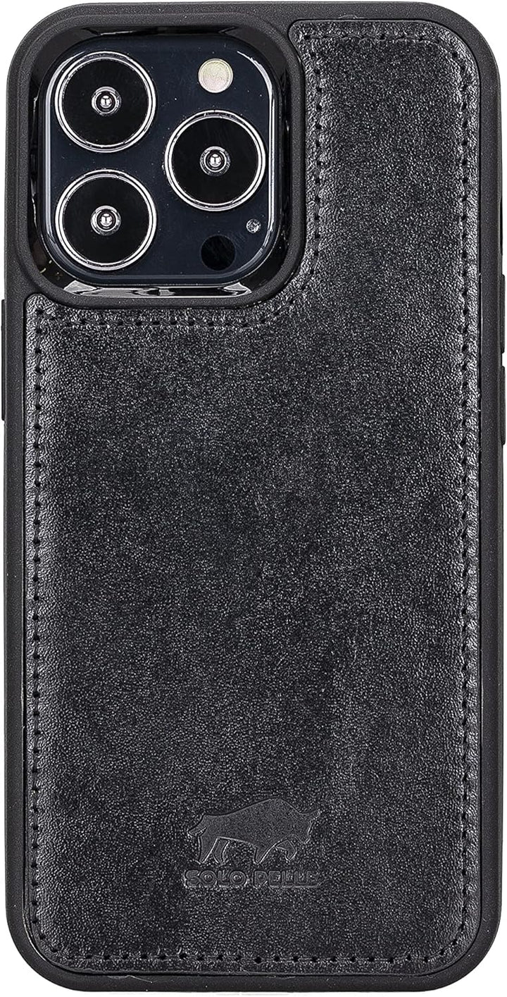 Solo Pelle Lederhülle kompatibel für iPhone 13 Pro Max in 6.7 Zoll abnehmbare Hülle (2in1) Harvard D