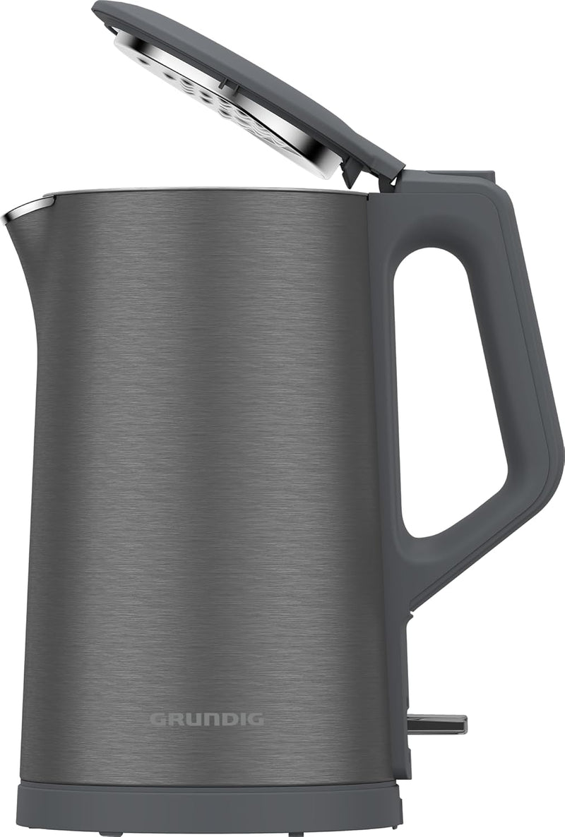 Grundig WK 7340 Wasserkocher, 2.150 W Leistung, 1,5 l Fassungsvermögen, Kabelaufwicklung, Abschaltau