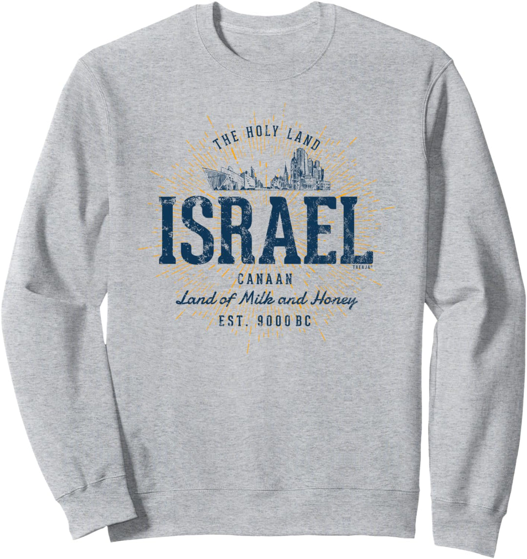 Retro Stil Vintage Israel Sweatshirt