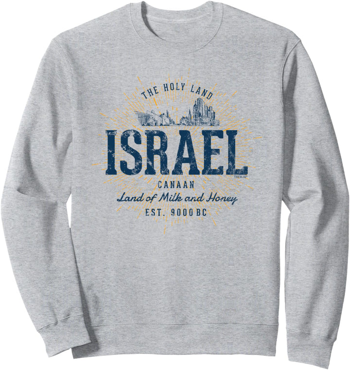 Retro Stil Vintage Israel Sweatshirt