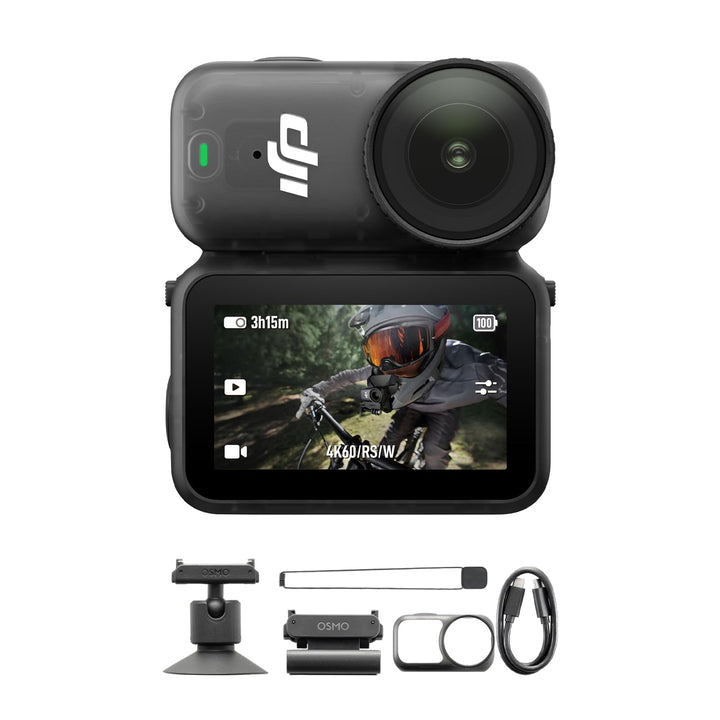 DJI Osmo Nano Standard Combo - 4K/60fps kleine Mini-Cam mit 1/1,3″ Sensor, 143° Weitwinkel-Video, 20