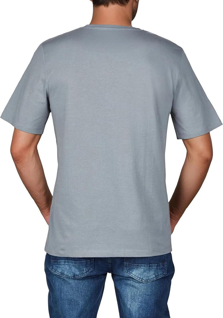 JACK & JONES JJLINO T-Shirt 4er Pack Rundhals Kurzarm Shirt Regular Fit Print Sommer 100% Baumwolle