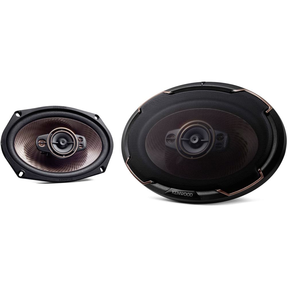KENWOOD Coaxial Speakers, 5-Way, 6x9, 650W KFCPS6996