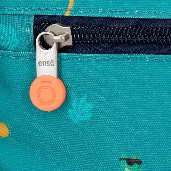 Enso Dino artist Vorschulrucksack Multicolor 23x28x10 cm Polyester 6,44L Dino-Rucksack, Dino-Rucksac