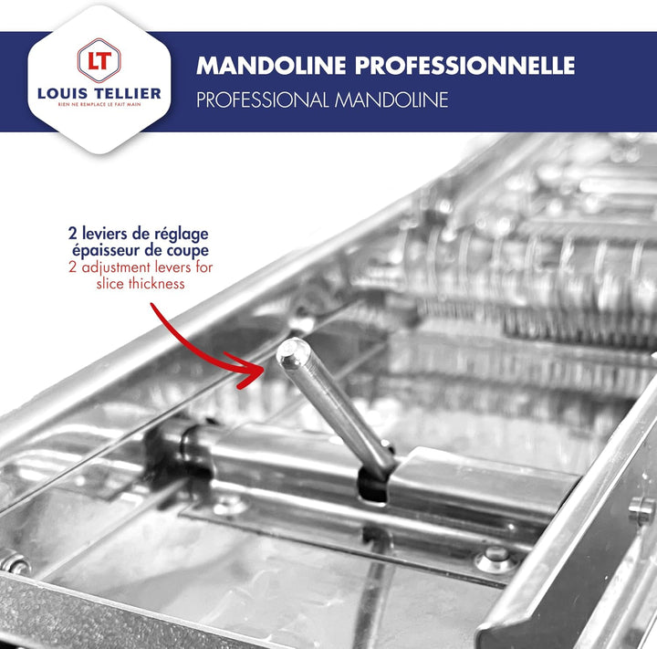 BRON COUCKE Bron D454 Mandoline, Without Guard Single, Single