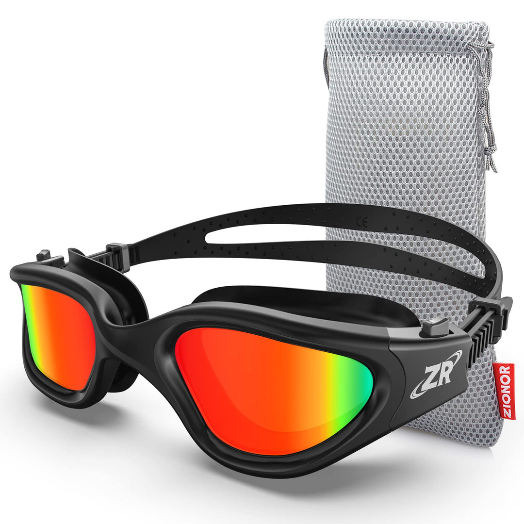 ZIONOR G1 - Polarisierte Schwimmbrille für Unisex und Erwachsene und Damen, beschlagfrei, 100% UV-Sc