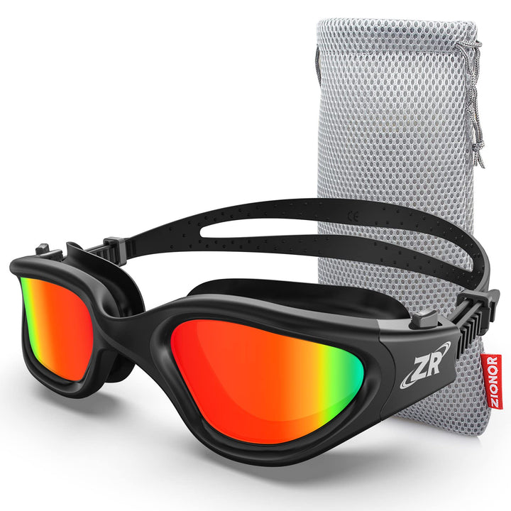 ZIONOR G1 - Polarisierte Schwimmbrille für Unisex und Erwachsene und Damen, beschlagfrei, 100% UV-Sc