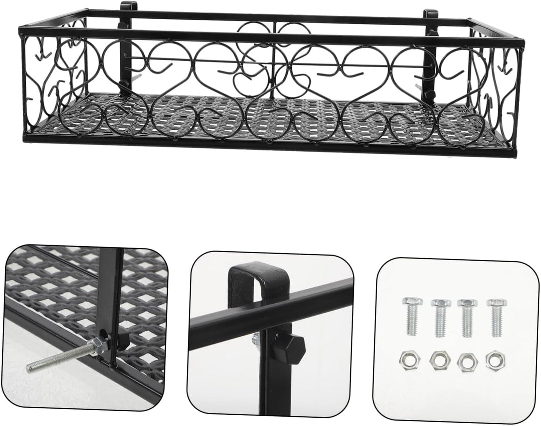 Cabilock Halterung Balkongeländer Blumenkasten Wandgitter Balkon Blumenständer Rack Pflanzkasten Bal