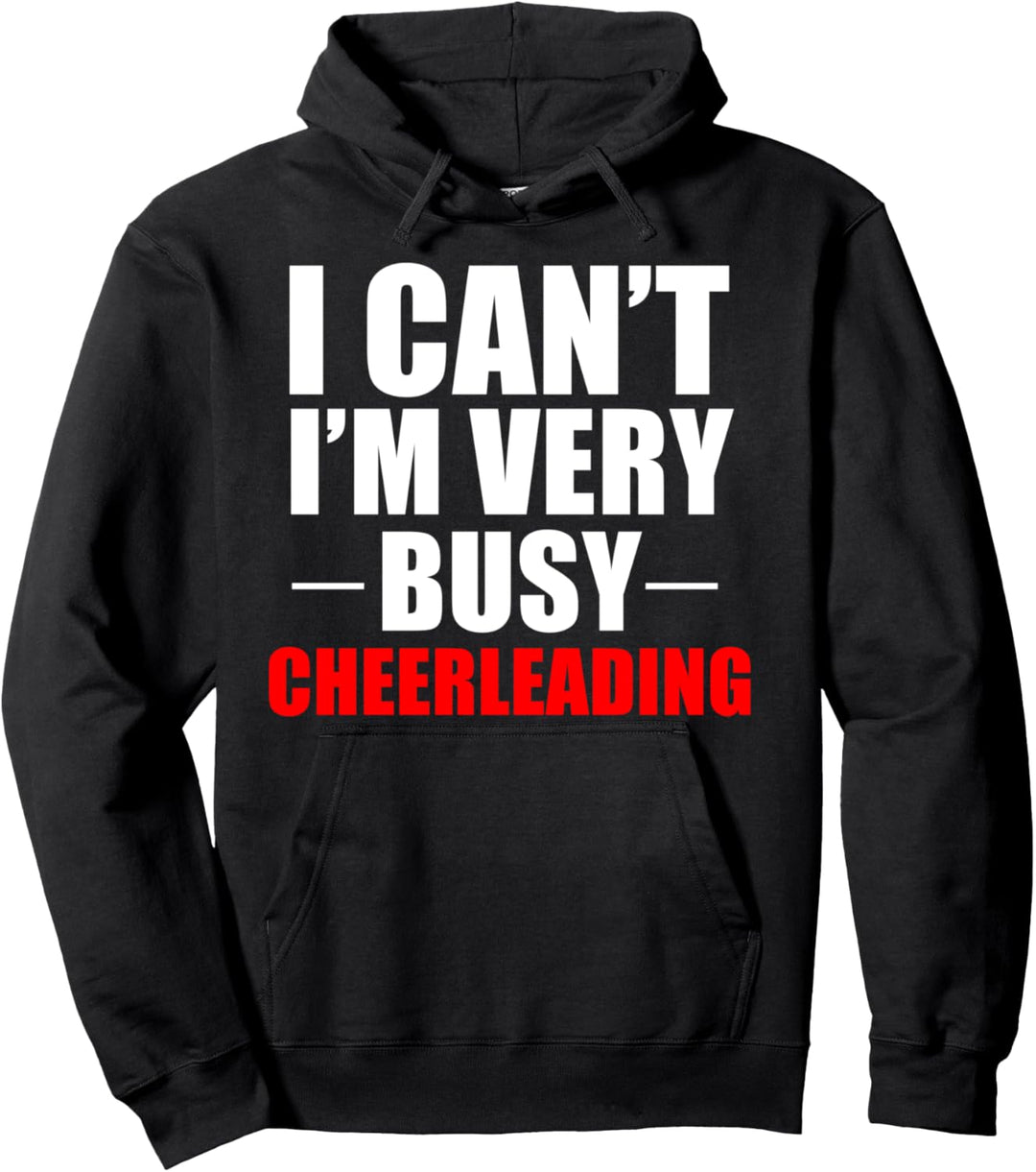 Cheerleader Spruch Pullover Hoodie