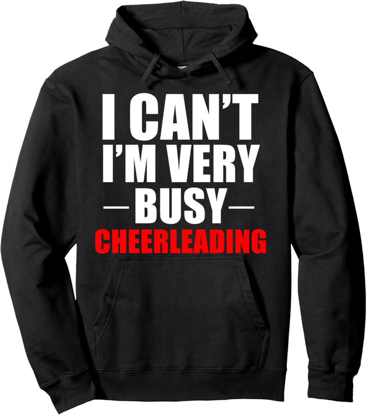 Cheerleader Spruch Pullover Hoodie