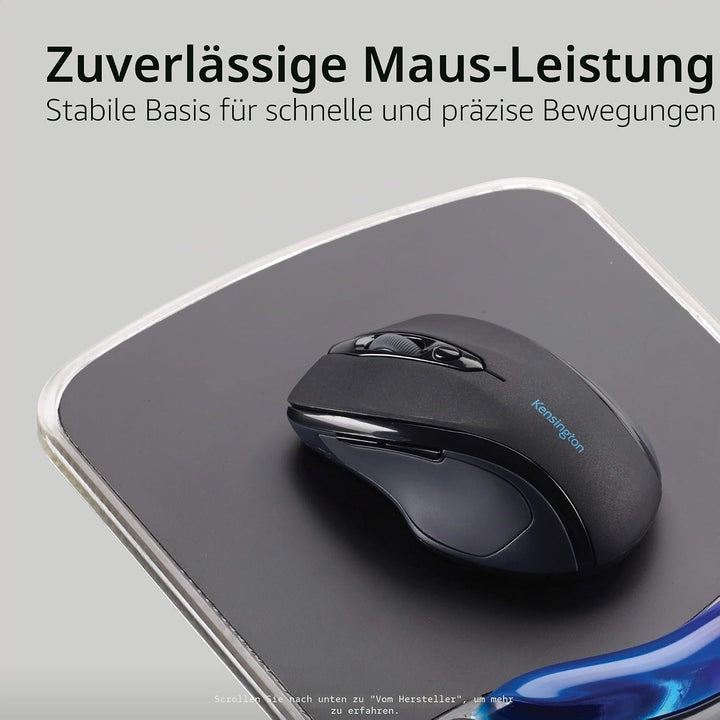 Kensington ergonomisches Mauspad mit Handgelenkauflage, Rutschfeste und bequeme Duo-Gel-Handgelenksh