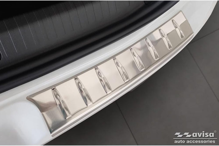 Avisa Edelstahl Heckstossstangenschutz kompatibel mit Citroën C4 X 2023- 'Ribs' (2-teilig)