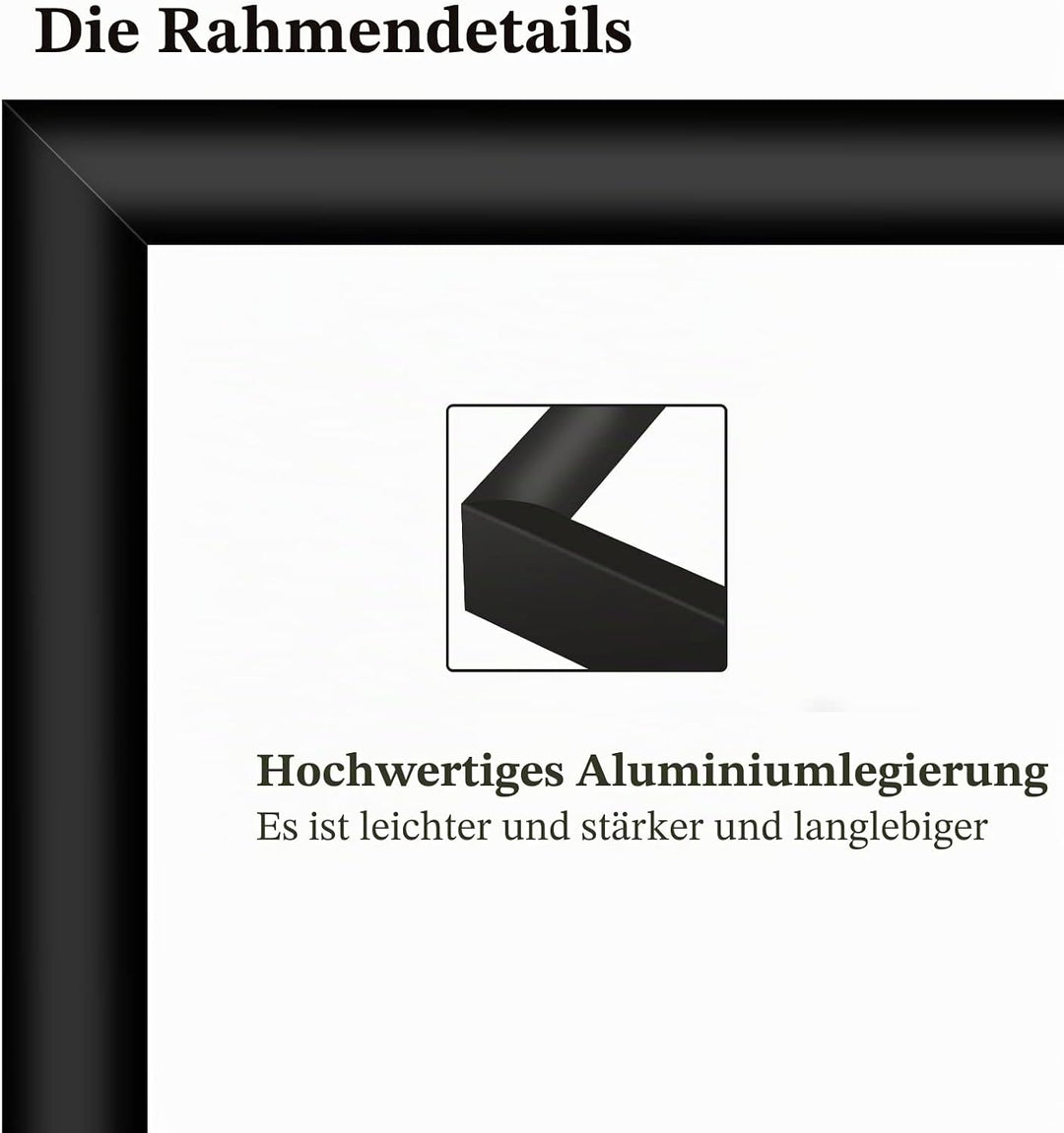 ATOBART A4-Fotorahmen, 2er-Pack-21x30cm schwarzer Bilderrahmen, Zertifikatsrahmen für Wandmontage od