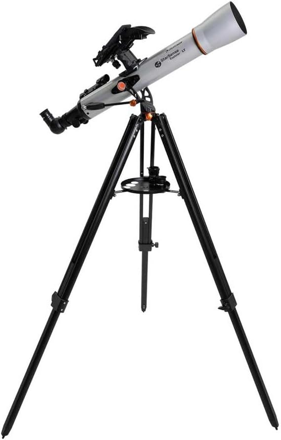 Celestron 22450 StarSense Explorer LT 70AZ Refraktor-Teleskop, Tubuslänge 81 cm, f/1 Öffnungsverhält